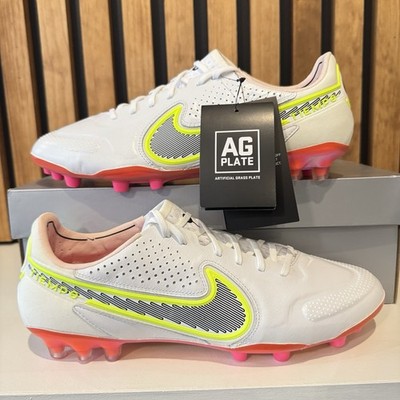 Nike Tiempo サッカーシューズ ホワイト/イエロー/ピンク Nike Tiempo Legend 9 Elite AG Rawdacious White Pink NEW DB0824-122