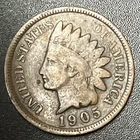 1905 Indian Head Small Cent Philadelphia Business Strike Circulated Ungraded