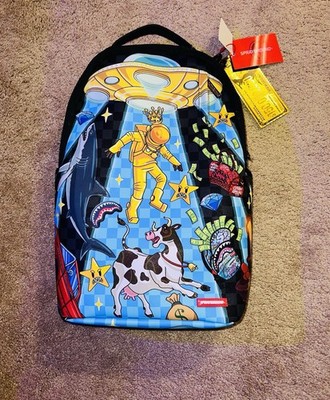 SPRAYGROUND Space Warped RMX DLXSV Backpack SOLD OUT FOREVER NWT