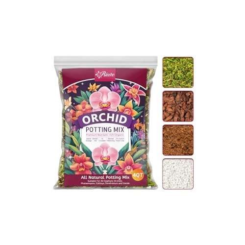 Riare 4L Orchid Potting Mix, Premium Orchid Substrate for  Assorted sizes