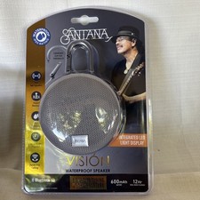 Santana Vision Portable Speaker Waterproof  Bluetooth 5.3  LED Light  New