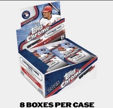 2025 TOPPS CHROME UPDATE SERIES BASEBALL HOBBY JUMBO 8-BOX CASE SEALED