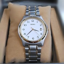 SEIKO Orologio al Quarzo Uomo, Bicolore, 7N32-0151