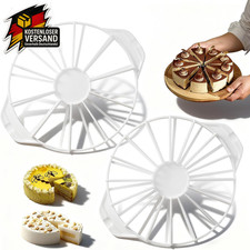 Tortenteiler 10/12/14/16 Stücke Schnitthilfe für Kuchen professionelle Backzubeh