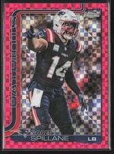 2025 Topps Chrome #181 Robert Spillane Hot Pink X-Fractor