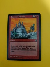 Relentless Assault.  Portal Second Age Sorcery  MTG Card.