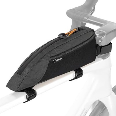 Qunature Bike Top Tube Bag Bicycle Front Frame Bag 1L with Screw Fix & Strap Fix
