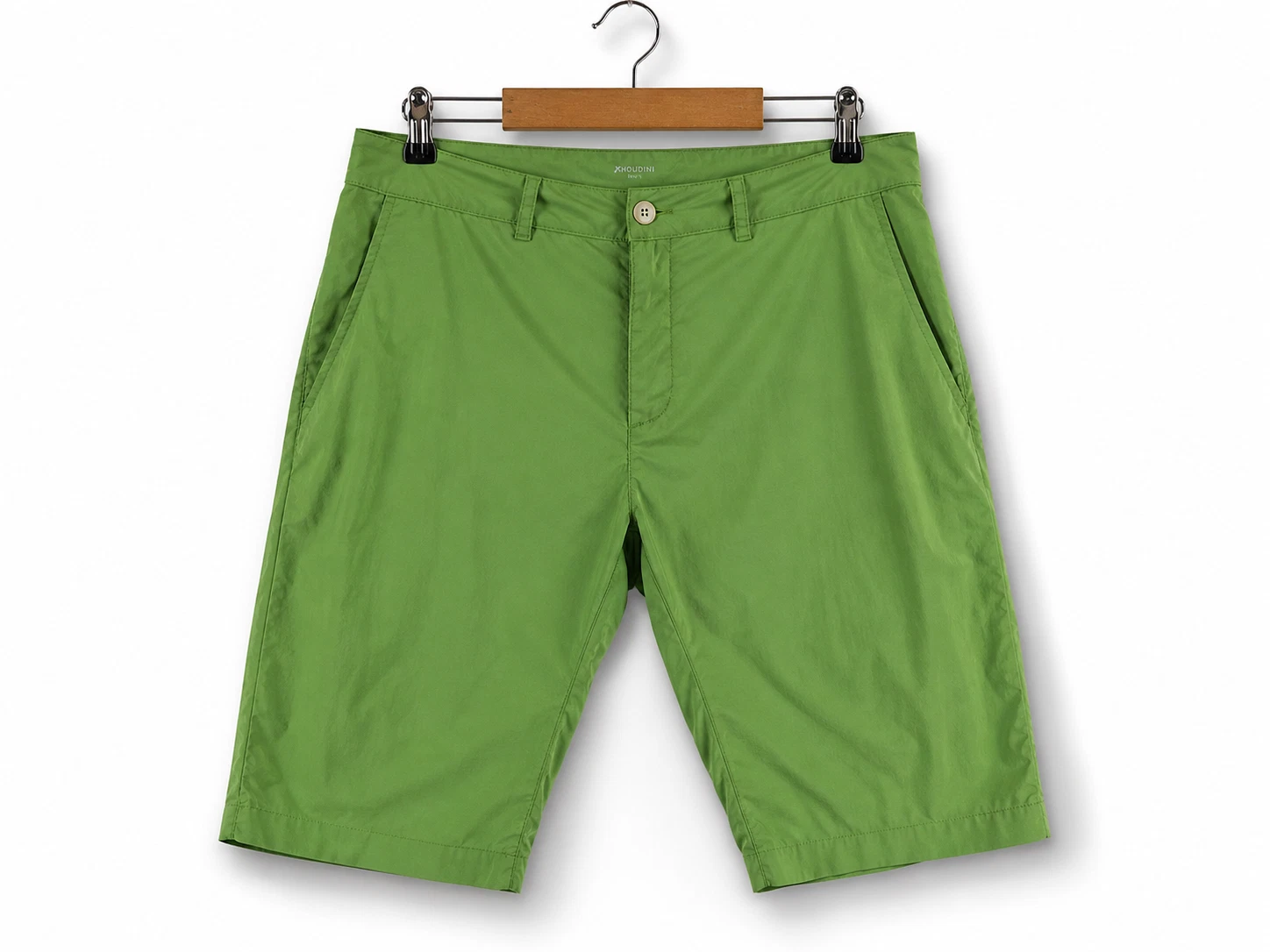 Houdini Mens Shorts Size M Green Lightweight Packable Hiking Outdoor Travel