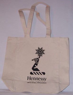 Lot of 2 HENNESSY Cognac VS LIMITED EDITION BY RYAN MCGINNESS Canvas TOTE BAG