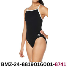 Speedo Women's Swimsuit One Piece Endurance Flyback Solid Adult Speedo Black, 8