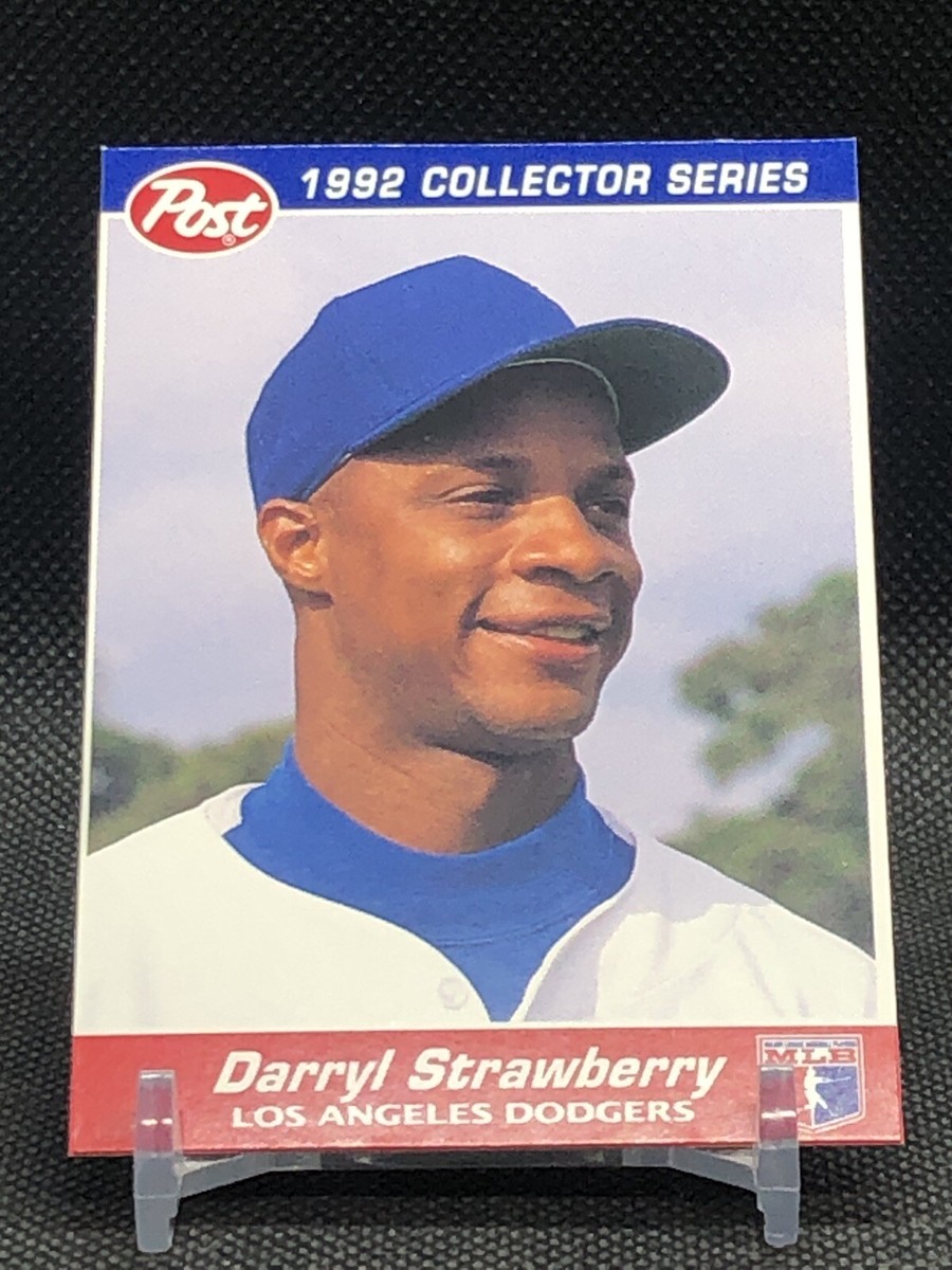 Darryl Strawberry 1982 Post Cereal Collector Card #10 of 30 Los