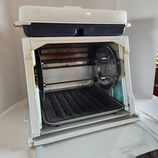 Ronco Compact Showtime Plus 3000 Rotisserie, BBQ Works With Warming Tray