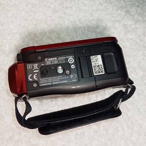 Canon LEGRIA FS306e, PAL, Digital Camcorder-Red, tested, charger, memory card - Picture 11 of 14