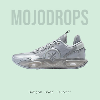 WADE ALL CITY XII シルバー ABAU015-10 　US9.5 Li-Ning Wade All City 12 'Silver' ABAU015-10