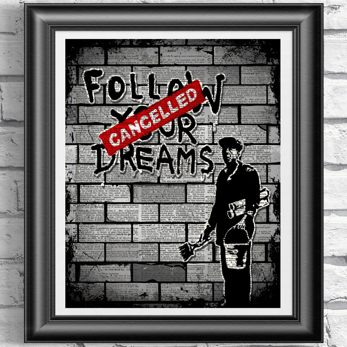 Banksy - Follow Your Dreams // Cancelled - a photo on