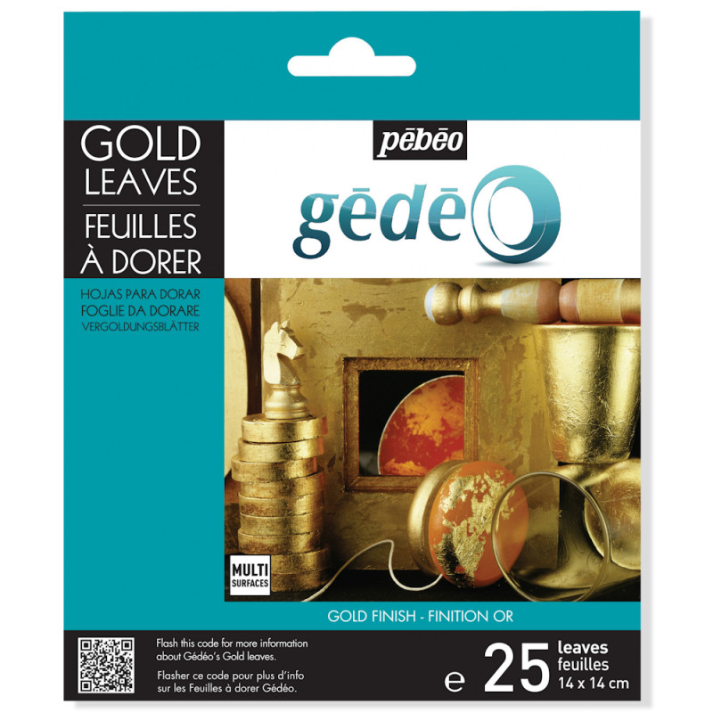 Pébéo Gedeo Gold Gilding Leaves (25pc)