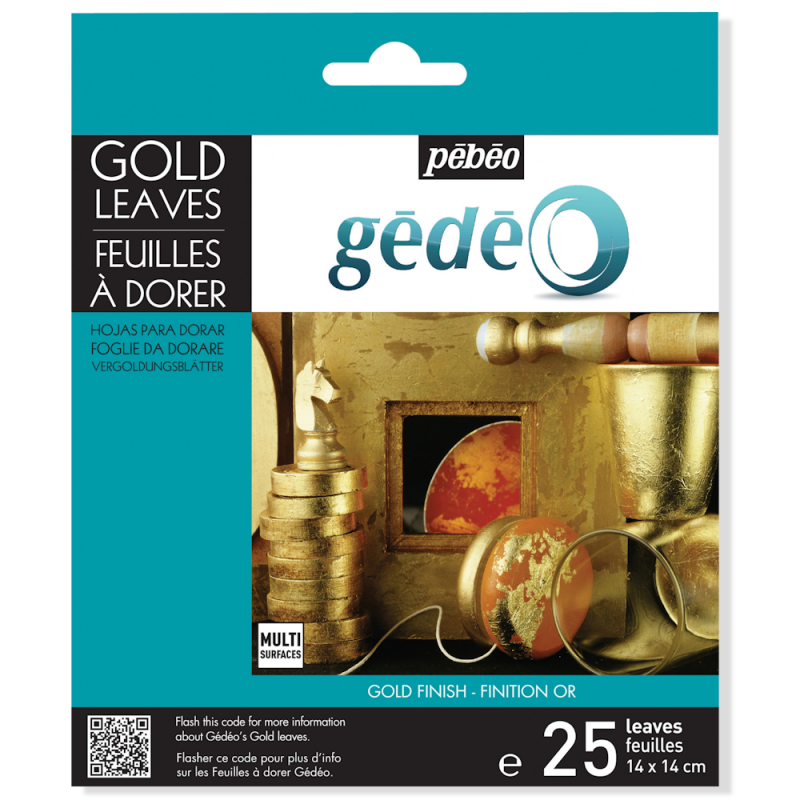 Pébéo Gedeo Gold Gilding Leaves (25pc)