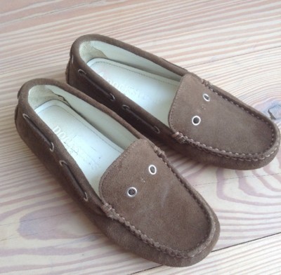 DOCKSTEPS Mokassins Slipper Bootsschuhe Halbschuhe Noppensohle Wildleder 31
