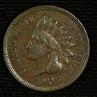 Indian Head Cent. 1906 Very Fine. Lot # 9049-46-114