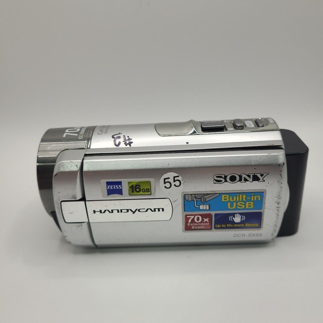 Sony DCRSX85 70X Zoom Digital Handycam Camcorder Only Lens Doesnt