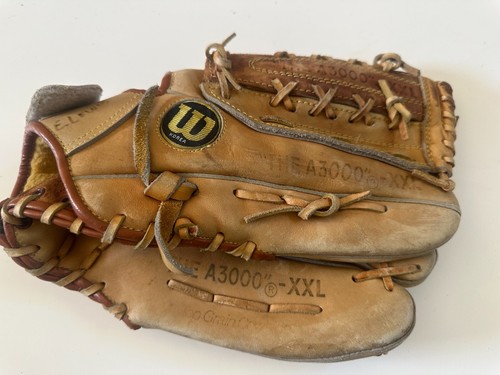 Wilson The A3000 XXL Brown Top Grain Leather Left Hand Baseball Softball Glove