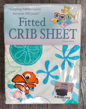 Brand New Owen Nemo Sand Dollar Fitted Crib Sheet Rare