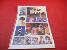 YuYu Hakusho Retro Promotional Character Sticker Sheet *NEW*