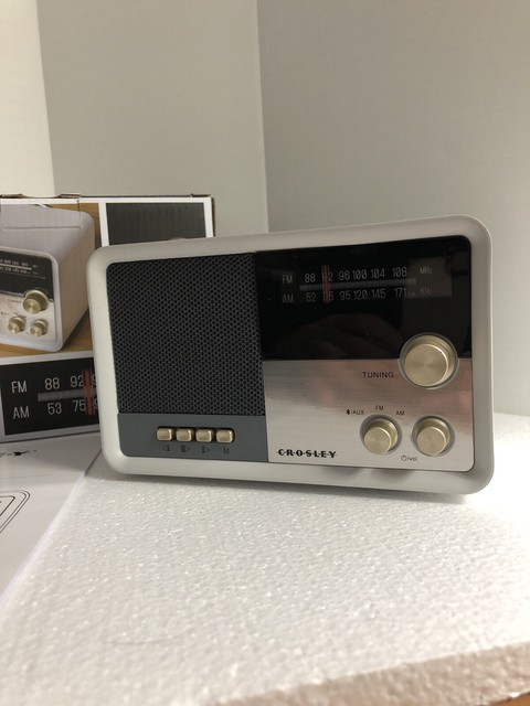 crosley tribute bluetooth radio speaker