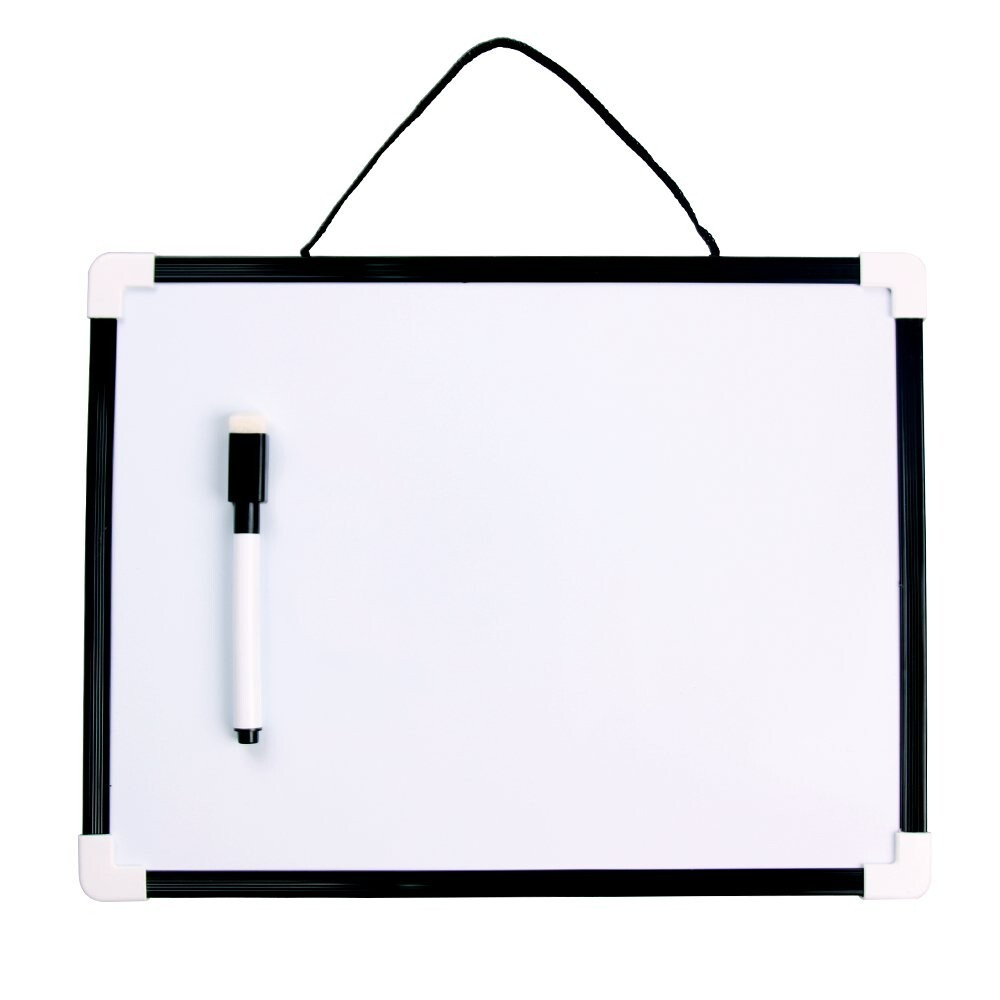 VIZ-PRO Magnetic Dry Erase Board Children Drawing Board Black