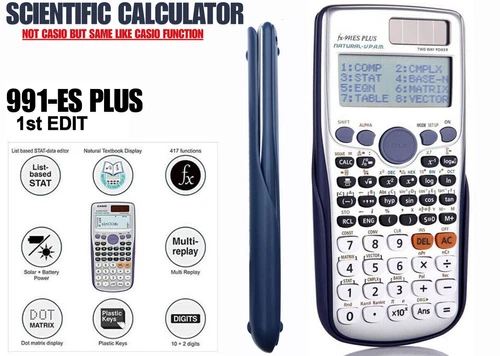 Fx-991es Classwiz Advanced Engineering Scientific Calculator-552 Functions UK