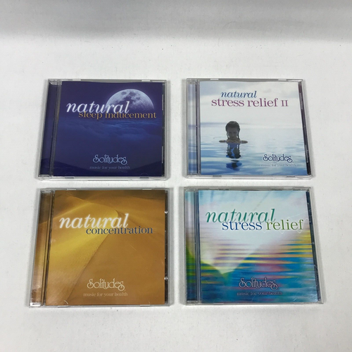 Menge 4 Solitudes Musik für Ihre Gesundheit CDs New Age Meditation Entspannung