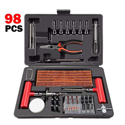 #ad #ad ORCISH 98Pcs Tire Repair Plug Kit Heavy Duty Flat Tire Repair Kit Universal Tire $46.54