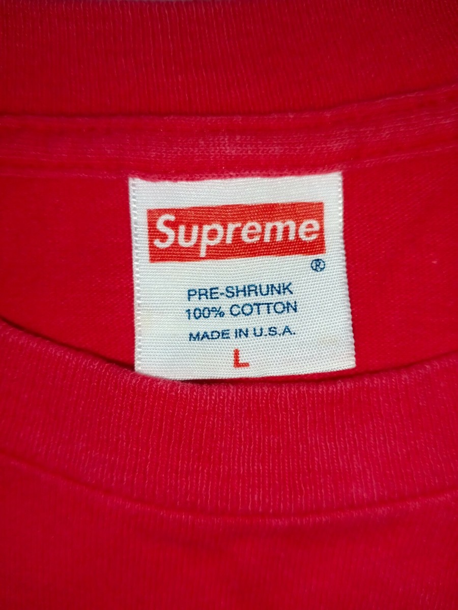 Supreme Te Cojo Te Mojo Tee Shirt 2001 Rare Authentic L Red