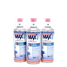 SprayMax 2K-Klarlack 3 x 400ml Lackspray seidenmatt Original Spray Max 680067