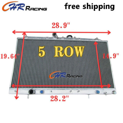 5 ROW Aluminum Radiator for 1996-2003 Mitsubishi Galant VR-4 EC5A/EC5W 6A13TT