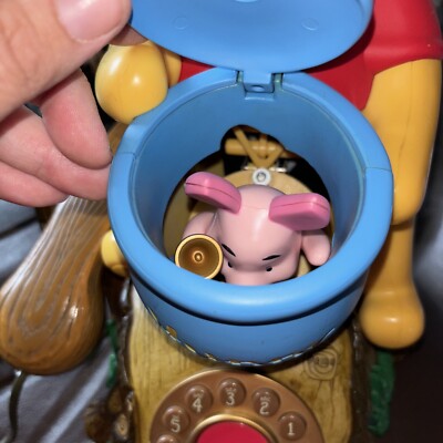 Lovely Rare vintage Disney Winnie the Pooh Piglet animated talking