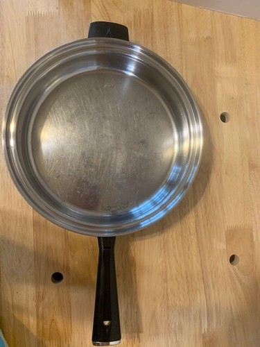 Vintage Vollrath LO-HEET Stainless Steel 10” Skillet Sauce Pan -No Lid-