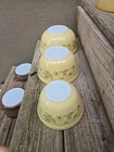 Vintage Pyrex Shenandoah Nesting Mixing Bowls Set of 3 403 401 402