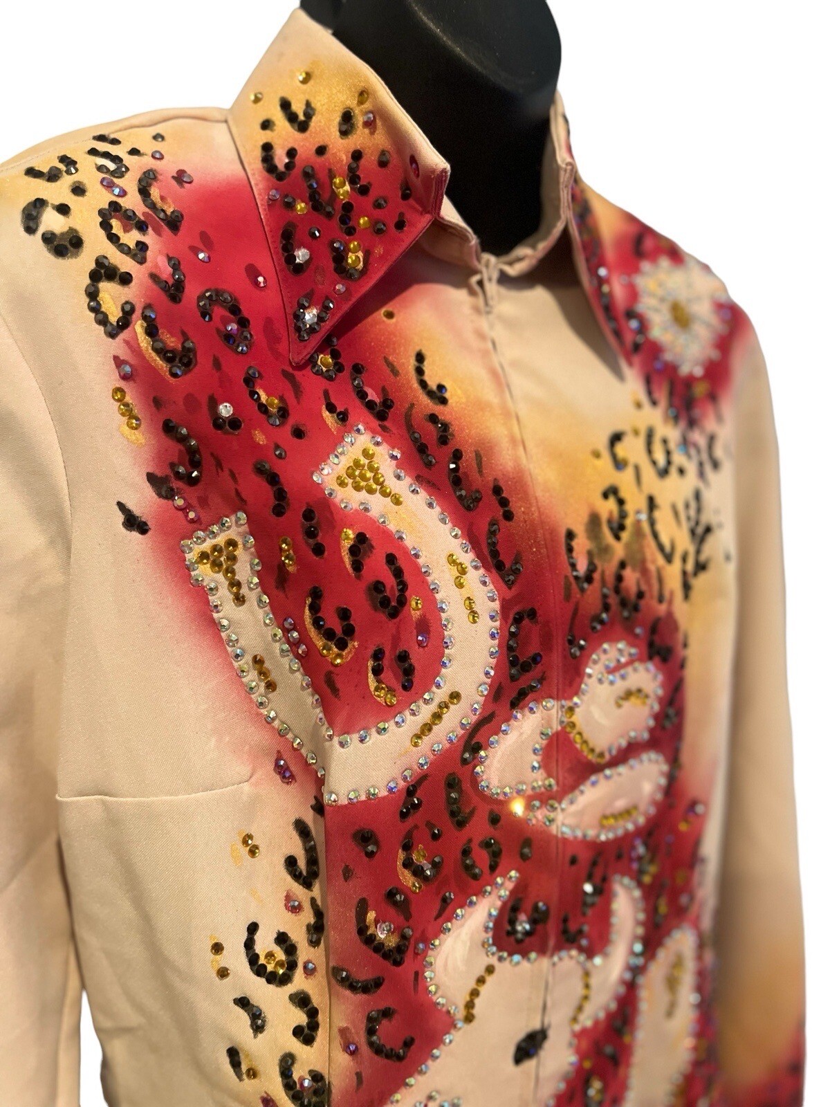 HOBBY HORSE SHOW SHIRT JACKET SHOWMANSHIP UNIQUE WESTERN CRYSTALS eBay