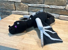 Mojang Jinx Minecraft Black Ender Dragon 24" Large Plush Stuffed Animal HTF
