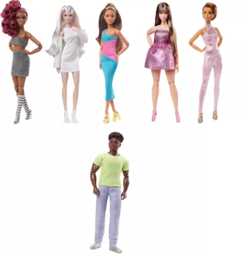 + BARBIE-Bambola-Signature Looks Collection Selezione MATTEL: