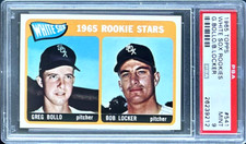 1965 TOPPS #541 ROOKIE STARS BOB LOCKER & GREG BOLLO PSA 9 MINT  WHITE SOX