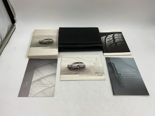 2013 Lincoln MKZ Owners Manual Set with Case OEM R01B09007