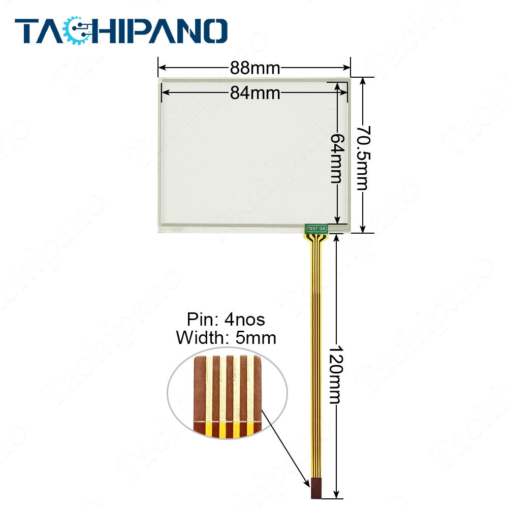 Touch Screen for Mettler Toledo M300 Process E203651 Glass Touch Screen for Mettler Toledo M300 Process E203651 Glass