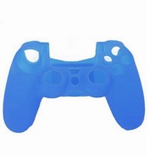 For Playstation 4 PS4 Controller BLUE Silicone Rubber Skin Case Gel Cover Grip