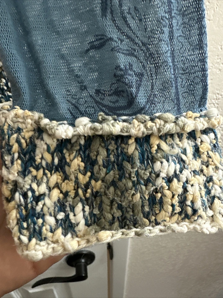 Cárdigan OSO Informals Boho Hippie Manga Larga Cremallera Completa Para Mujer’s Talla XL Foto 4 de 4