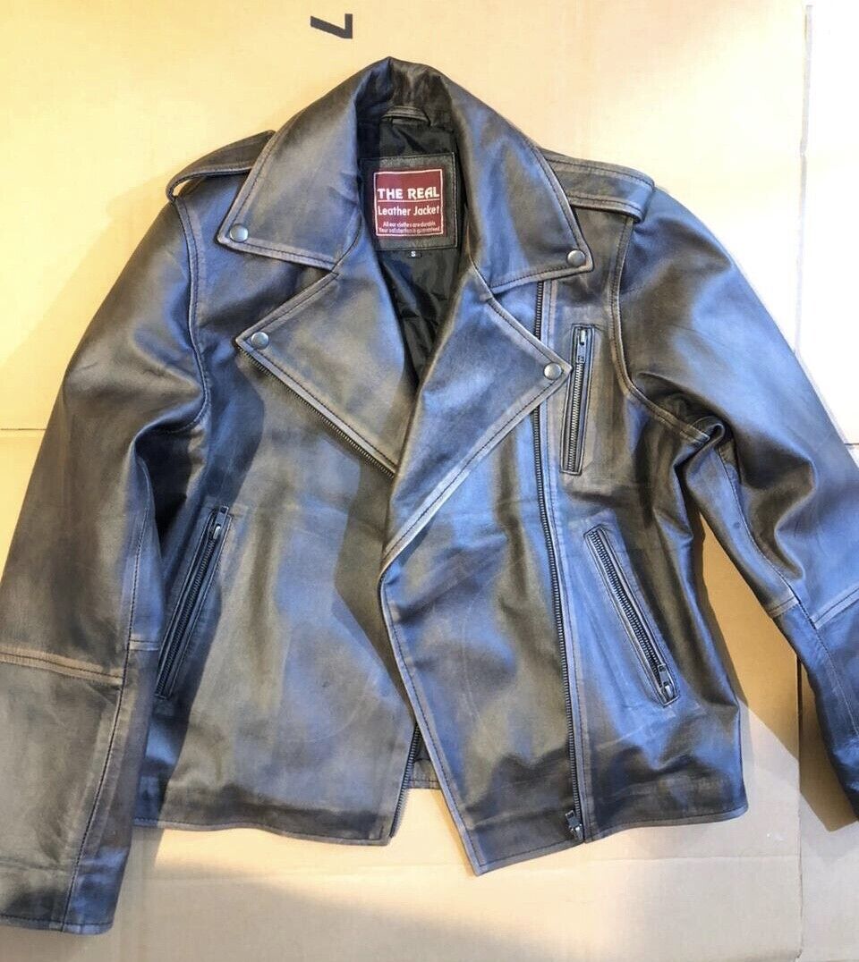 80s Oversized Biker Retro Brown Real Leather Jacket Women 80s Oversized Biker Retro Brown Real Leather Jacket Women