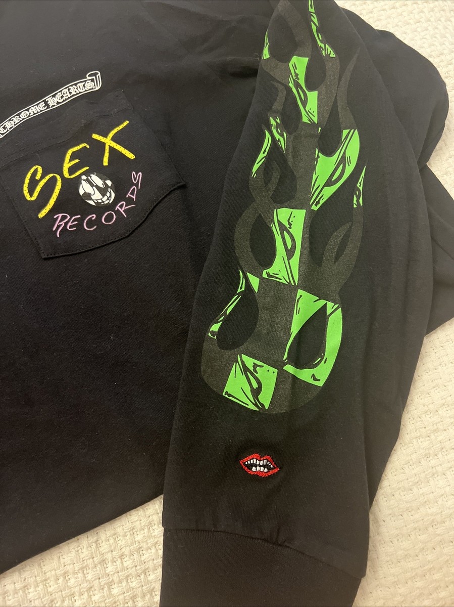 Chrome Hearts Matty Boy Sex Records Long Sleeve Tee Shirt Chrome Hearts Matty Boy Sex Records Long Sleeve Tee Shirt