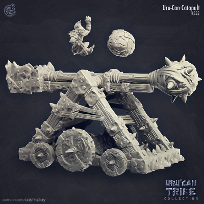 3D Printed Cast n Play Uru-Can Catapult Uru'Can Tribe 28mm 32mm D&D