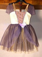 Bronze  Gold Youth Ballet Costume